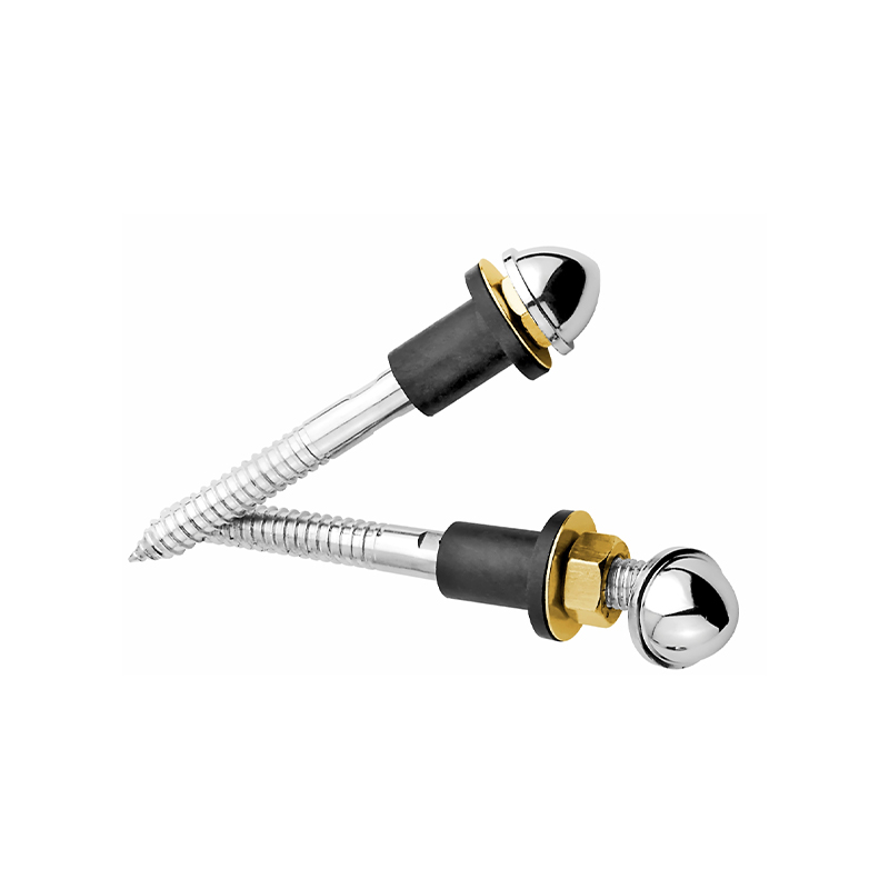 Screw Rack Bolt with Brass Show Cap