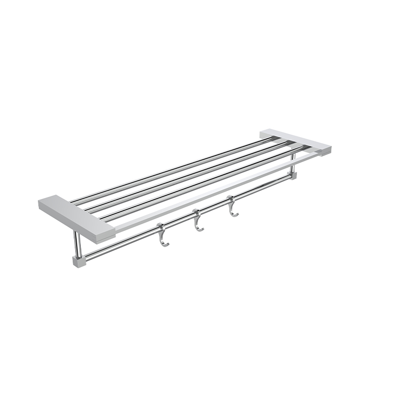 Cube Towel Rack with Lower Rail